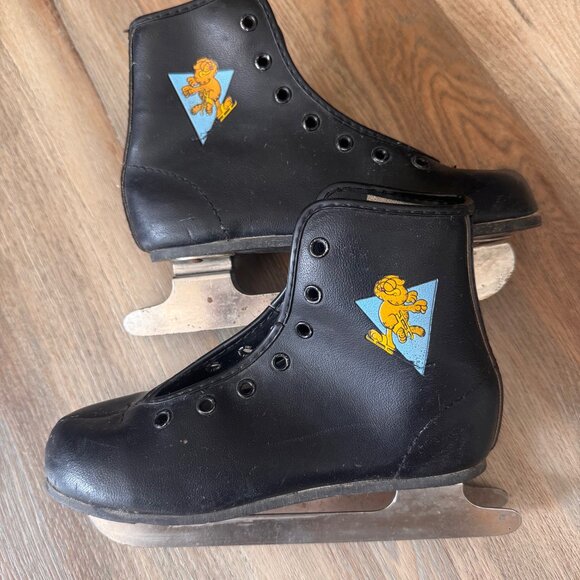 Kids Toddler Garfield Double Runner Ice Skates - Picture 1 of 5